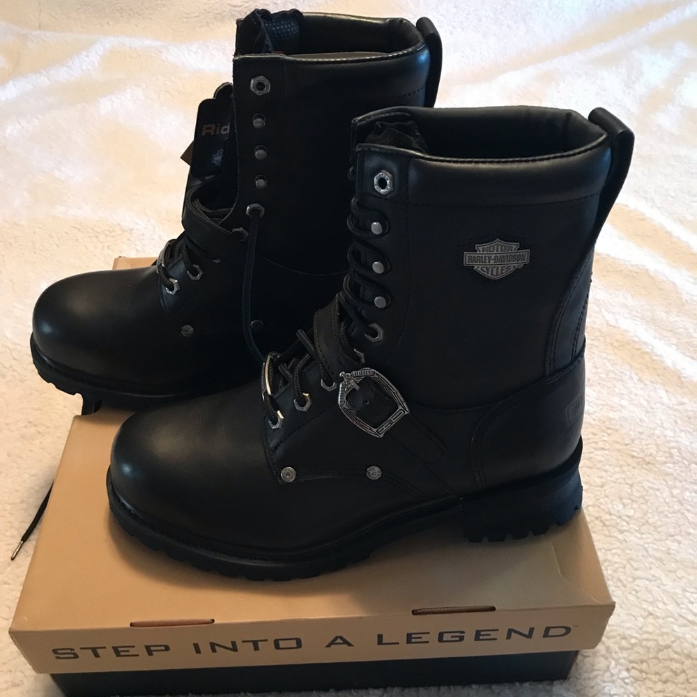 Harley Davidson steel toe work/riding boots